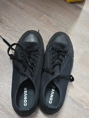 Converse Black Low-Top Canvas Sneakers